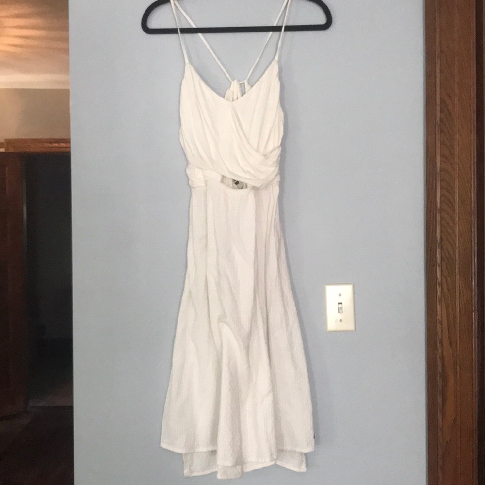 Roxy Midi Dress with front cut-out